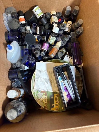Box Lot Assorted Essential Oils