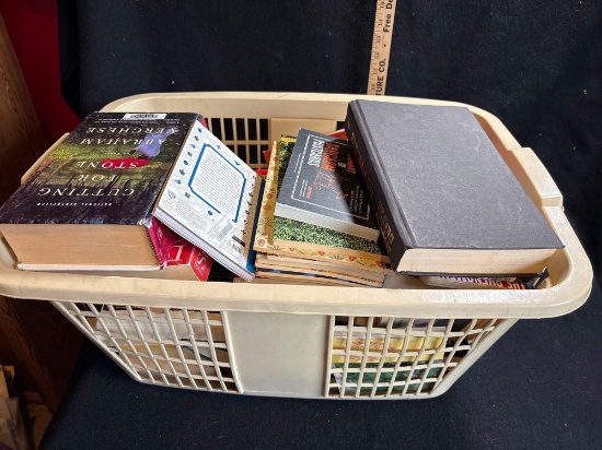 Basket Of Assorted Books