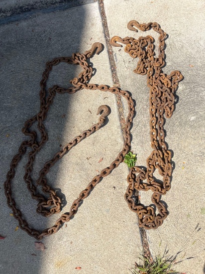 (2) Heavy Duty Chains