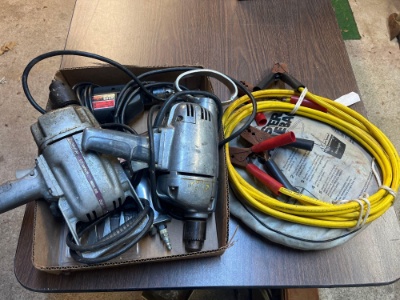 Drills and Jumper Cables