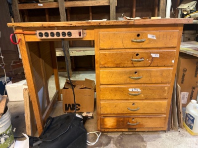 Standing Woodworking Desk