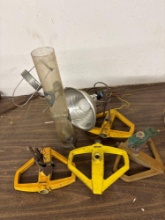 Bird Feeder, Sprinklers & Shop Light