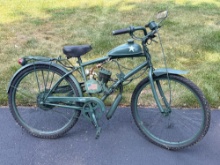Gas Powered Military Style Bike NO TITLE