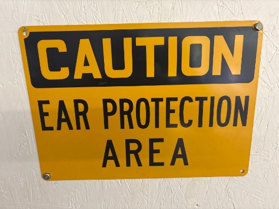Caution Ear Protection Area Sign