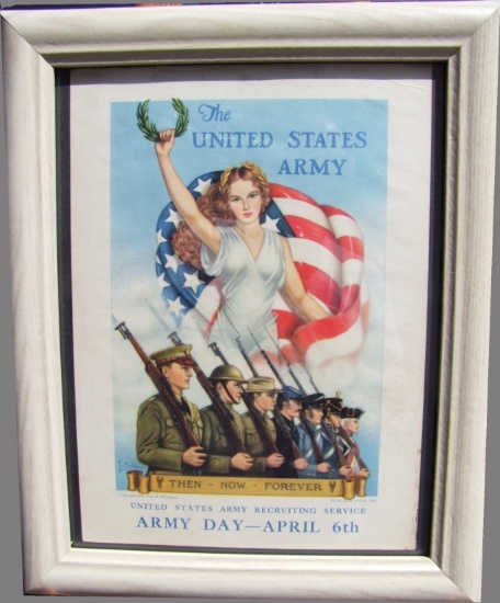 1939 US Army Recruiting Services Poster