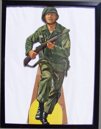3 1960's US Army Recruiting Countertop Standees