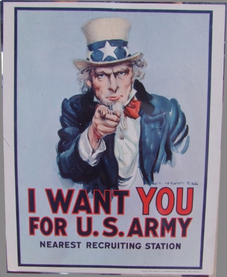 Dated 1968 and 1976 US Army Recruiting Poster