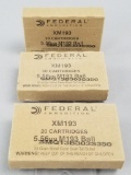 5.56mm M193 Federal Ammo - 60 Rounds