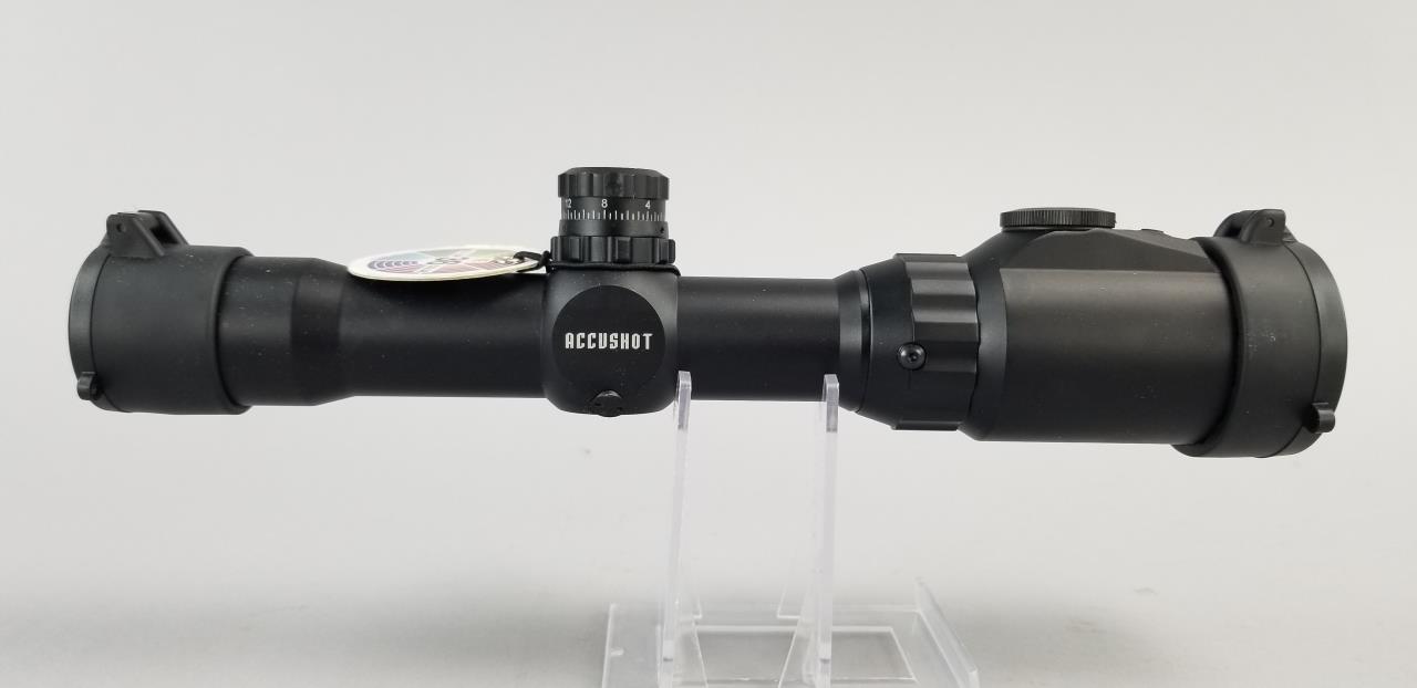 UTG Accushot CQB Tactical 1-4x28　マウント付 LEAPERS製 UTG ACCUSHOT 1-4X28 30mm CQBズームスコープ