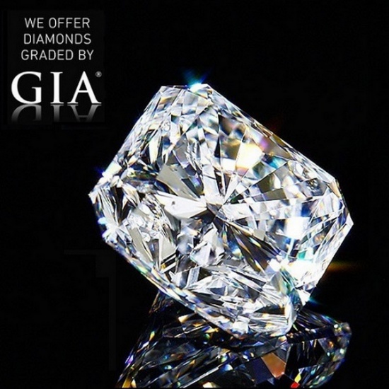 3.01 ct, Color H/VS1, Radiant cut Diamond