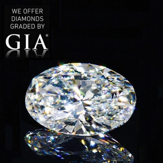 4.01 ct, Color D/VVS2, Oval cut Diamond