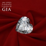 2.03 ct, Color E/VVS2, Heart cut Diamond