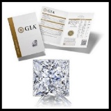 3.03 ct, Color G/VVS1, Princess cut Diamond