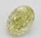 5.54 ct, Yellow-VS2, Oval cut Diamond