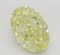 12.38 ct, Yellow-VVS2, Oval cut Diamond