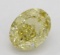 5.07 ct, Yellow-VS1, Oval cut Diamond