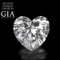 5.05 ct, Color G-VS2, Heart cut Diamond