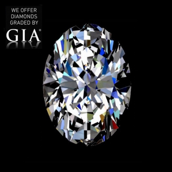 5.01 ct, Color D-VS2, Oval cut Diamond