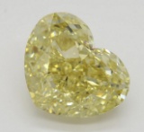 7.50 ct, Brown Yellow-VS1, Heart cut Diamond
