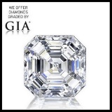 5.01 ct, Color I-VVS2, Sq. Emerald cut Diamond