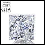 3.02 ct, Color G-VS1, Princess cut Diamond