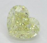 2.25 ct, Lt. Yellow-VVS2, Heart cut Diamond