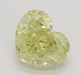 2.32 ct, Yellow-VS2, Heart cut Diamond