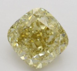 5.51 ct, Brown Yellow-VS1, Cushion cut Diamond