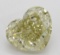 7.05 ct, Brown Yellow/VS2, Heart cut Diamond