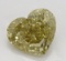 7.01 ct, Brown Yellow/VS1, Heart cut Diamond