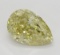 5.01 ct, Brown Yellow/VS1, Pear cut Diamond