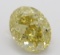 21.52 ct, Brown Yellow/VS2, Oval cut Diamond