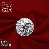 2.22 ct, Color F/VVS1, Round cut Diamond