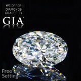 3.50 ct, Color E/VVS1, Oval cut Diamond