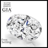 3.01 ct, Color E/VVS2, Oval cut Diamond