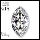 5.11 ct, Color F/VVS1, Marquise cut Diamond