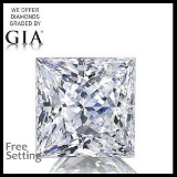 3.01 ct, Color I/VS1, Princess cut Diamond