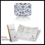 3.10 ct, Color H/VS1, Radiant cut Diamond