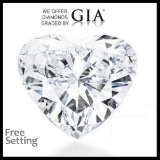 3.10 ct, Color E/VS2, Heart cut Diamond