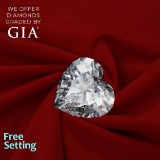 2.08 ct, Color E/VVS2, Heart cut Diamond