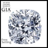 4.02 ct, Color G/VS1, Cushion cut Diamond