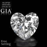 3.16 ct, Color G/VS2, Heart cut Diamond