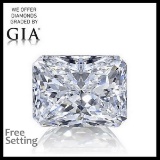 3.51 ct, Color D/VS1, Radiant cut Diamond