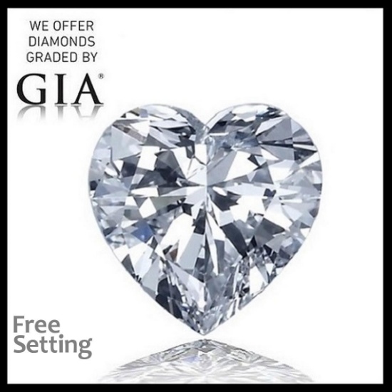 2.01 ct, Color D/VS1, Heart cut Diamond