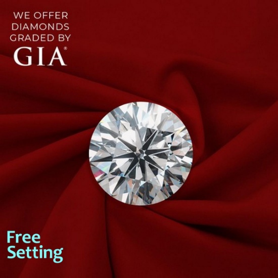 1.00 ct, Color F/VS1, Round cut Diamond