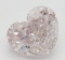 1.58 ct, Lt. Purplish Pink/SI1, Heart cut Diamond