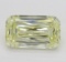 2.15 ct, Yellow/VS2, Emerald cut Diamond