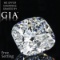 3.04 ct, Color D/VVS2, Cushion cut Diamond