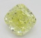 2.50 ct, Yellow/VS1, Cushion cut Diamond