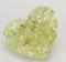 8.12 ct, Yellow/IF, Heart cut Diamond